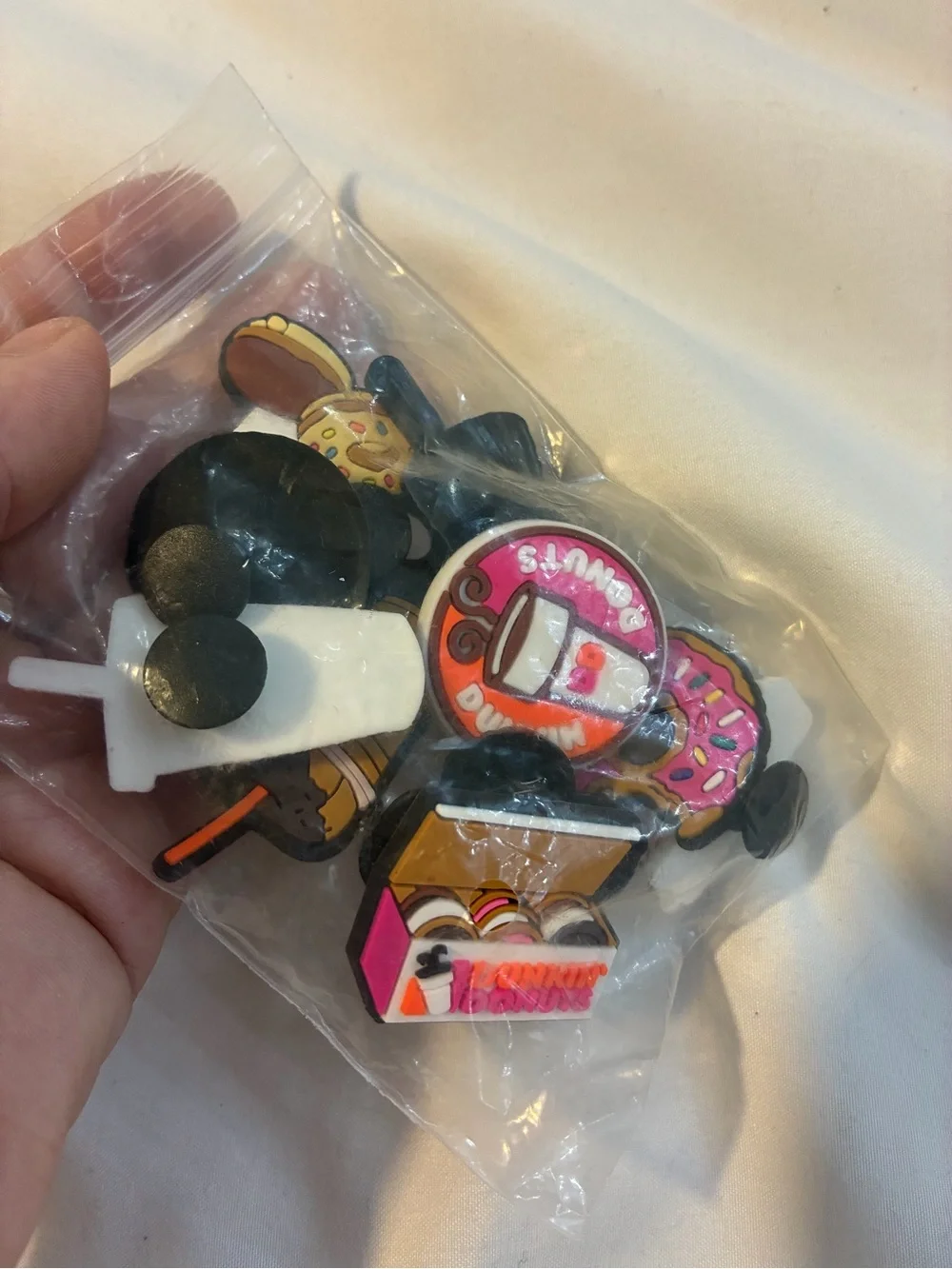 Dunkin' Kids Accessories Donut & Coffee Shoe Charm Set for Crocs